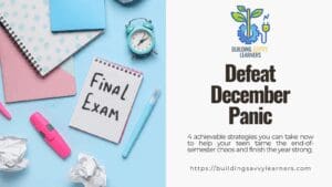 Image of a notepad that reads "Final Exam" along with several other office supplies scattered around it.